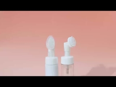 Biała butelka z pompką z pianki z tworzywa sztucznego 100ml z niestandardowym logo