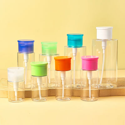 Butelka do demakijażu z przezroczystego PET, butelka z pompką do demakijażu oczu i zmywacza do paznokci