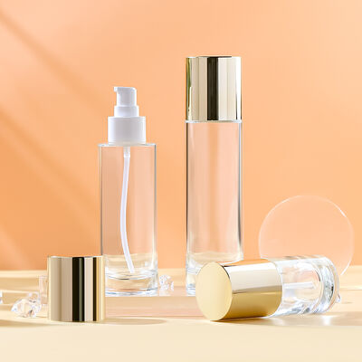 Szczelna, konfigurowalna, ekologiczna szklana butelka na balsam do opakowań kosmetyków do pielęgnacji skóry